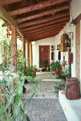 Carriage House Porch - El Presidio Bed and Breakfast